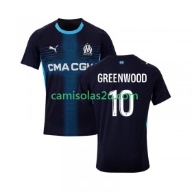 Camisolas de futebol Olympique de Marseille Mason Greenwood 10 Equipamento Alternativa 2025/26 Manga Curta